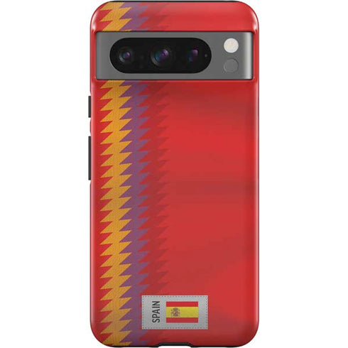 Spain Soccer Flag Google Pixel 8 Pro Impact Case